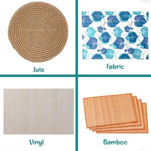 The Material of the Placemats Matters