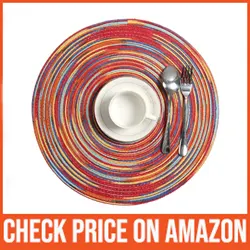 Shacos Best Braided Placemats for Daily Use