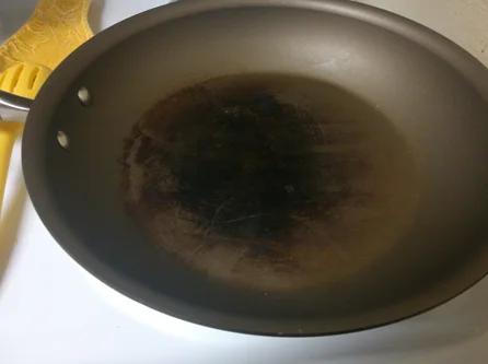 Discolored Non Stick Pan