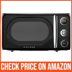Galanz GLCMKA07BKR Retro Best Small Size Microwave
